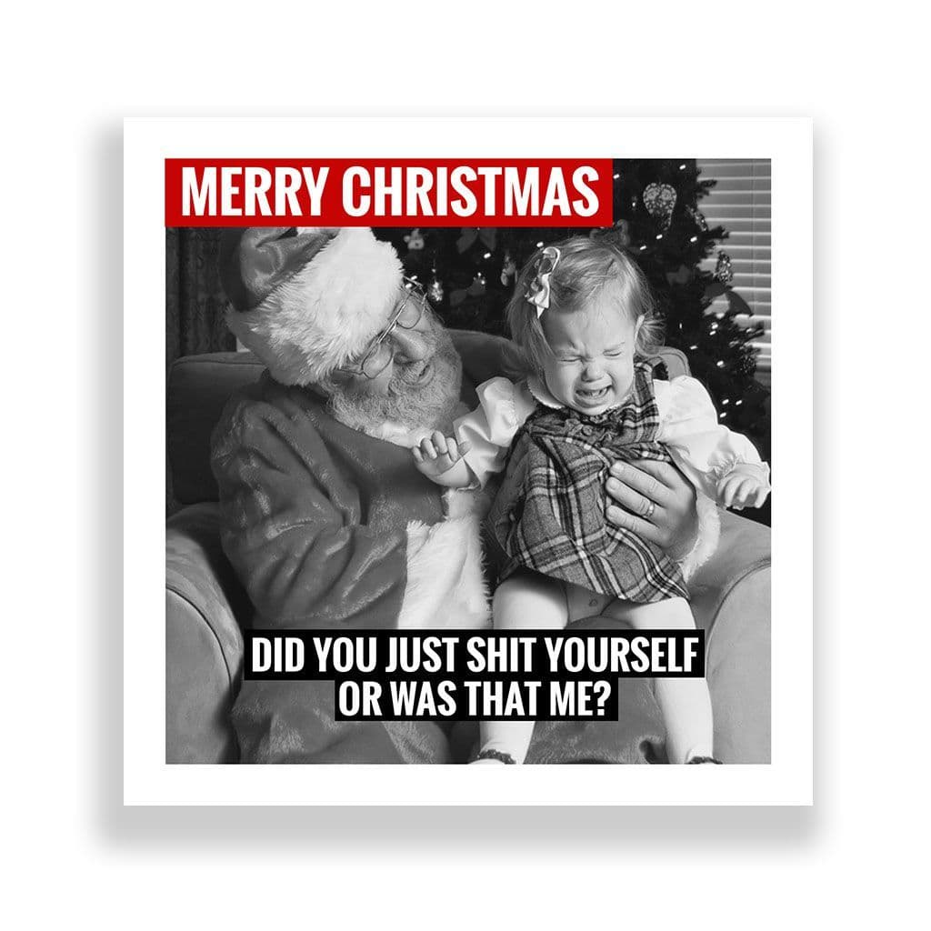 Funny Christmas Card | Did You Just Shit Yourself?