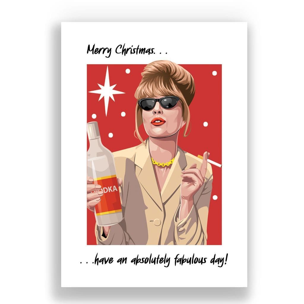Funny Christmas Card | Patsy | Absolutely Fabulous