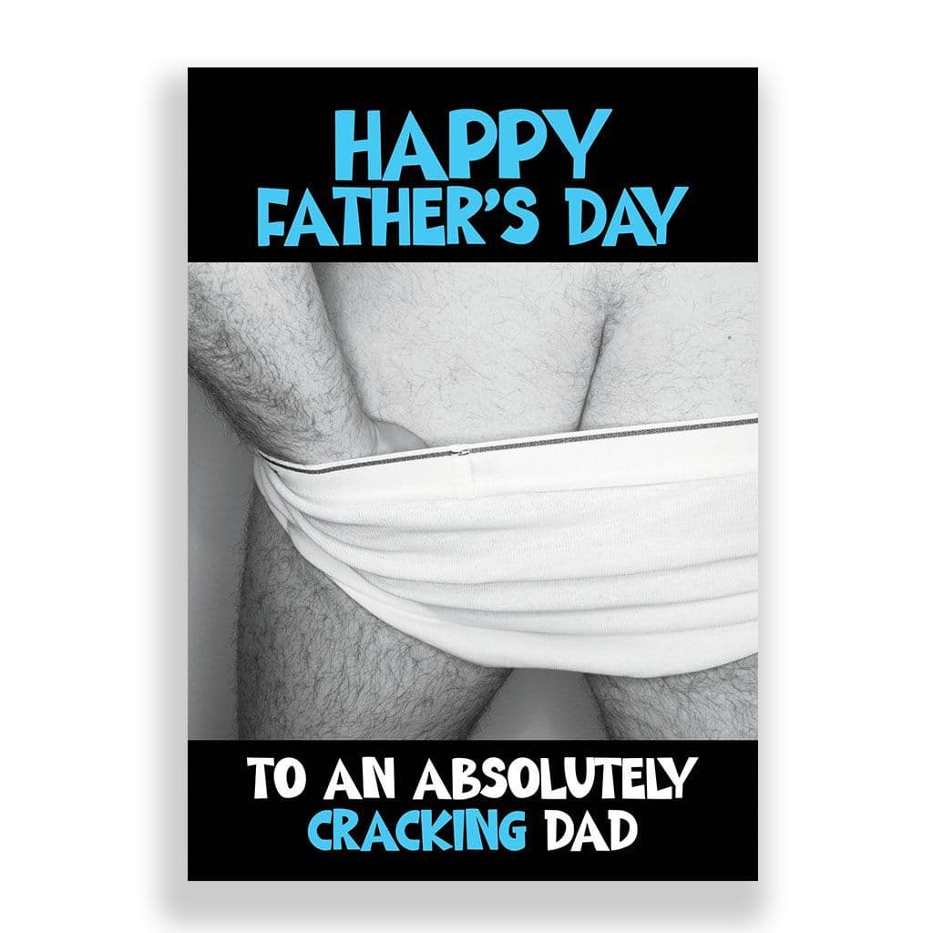 Funny Father's Day Card | To An Absolutely Cracking Dad!