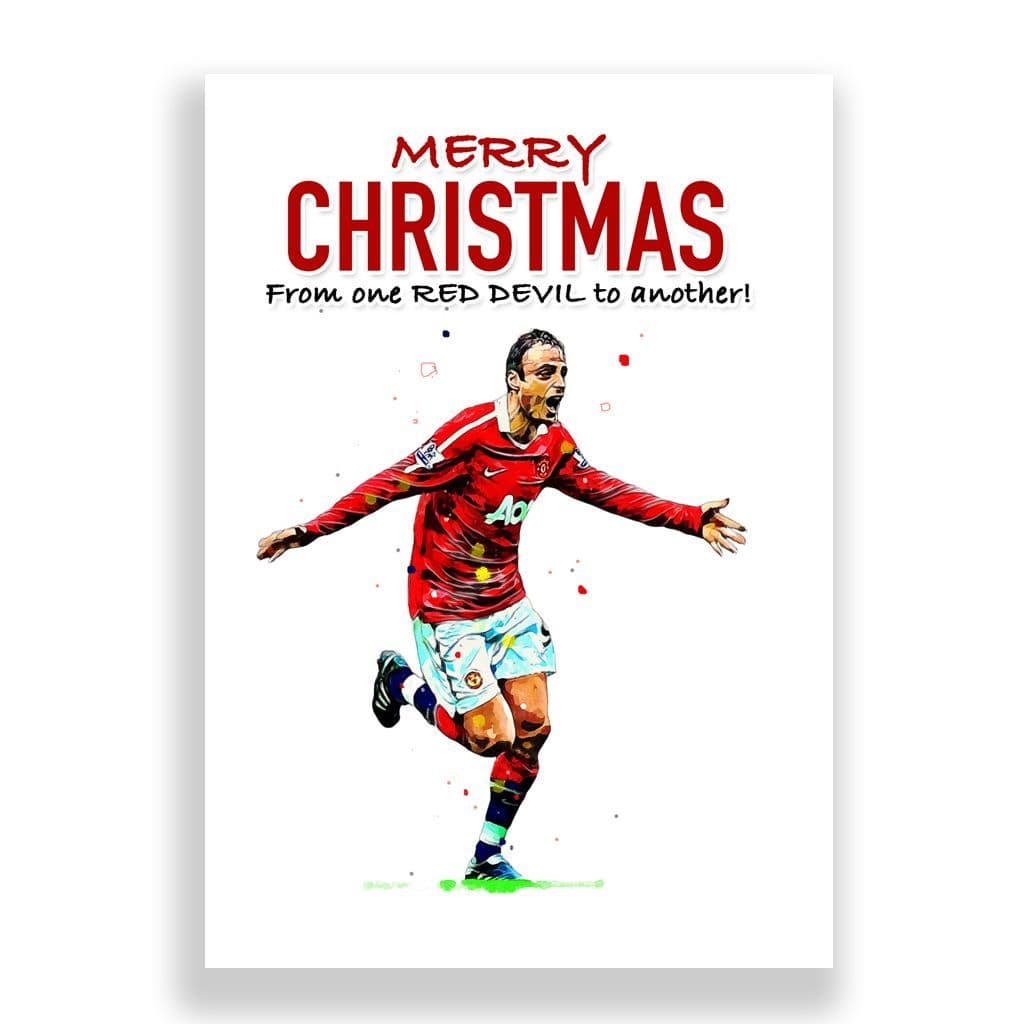 Manchester United Christmas Card |Dimitar Berbatov