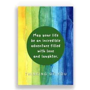 Mindfulness Card | Stop Overthinking and Just Trust the Way Life Happens! (20)