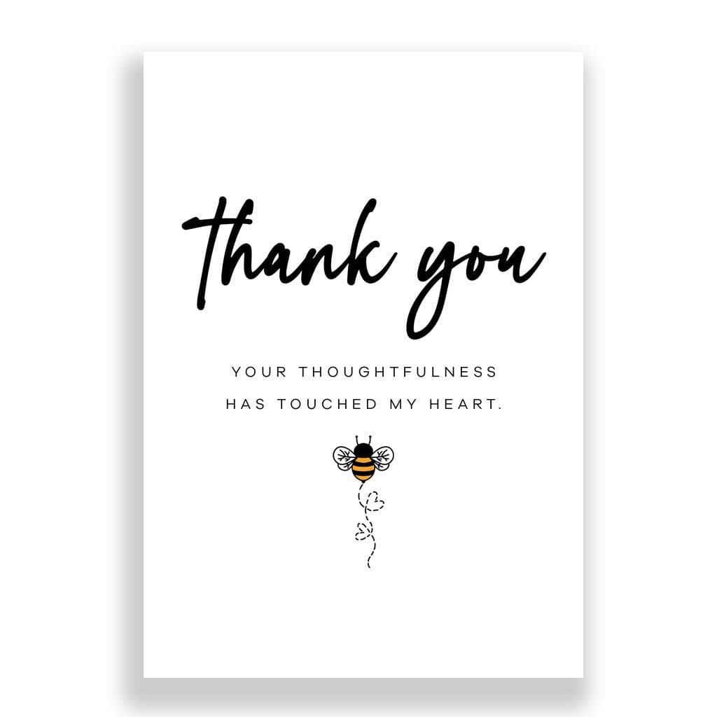 Thank You Card | Your Thoughtfulness Has Touched My Heart!