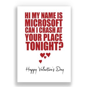 Valentines Card | Hi, my name is Microsoft