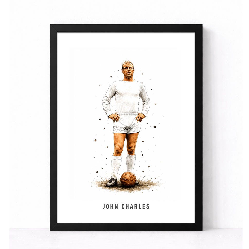 Leeds United | John Charles Art Print