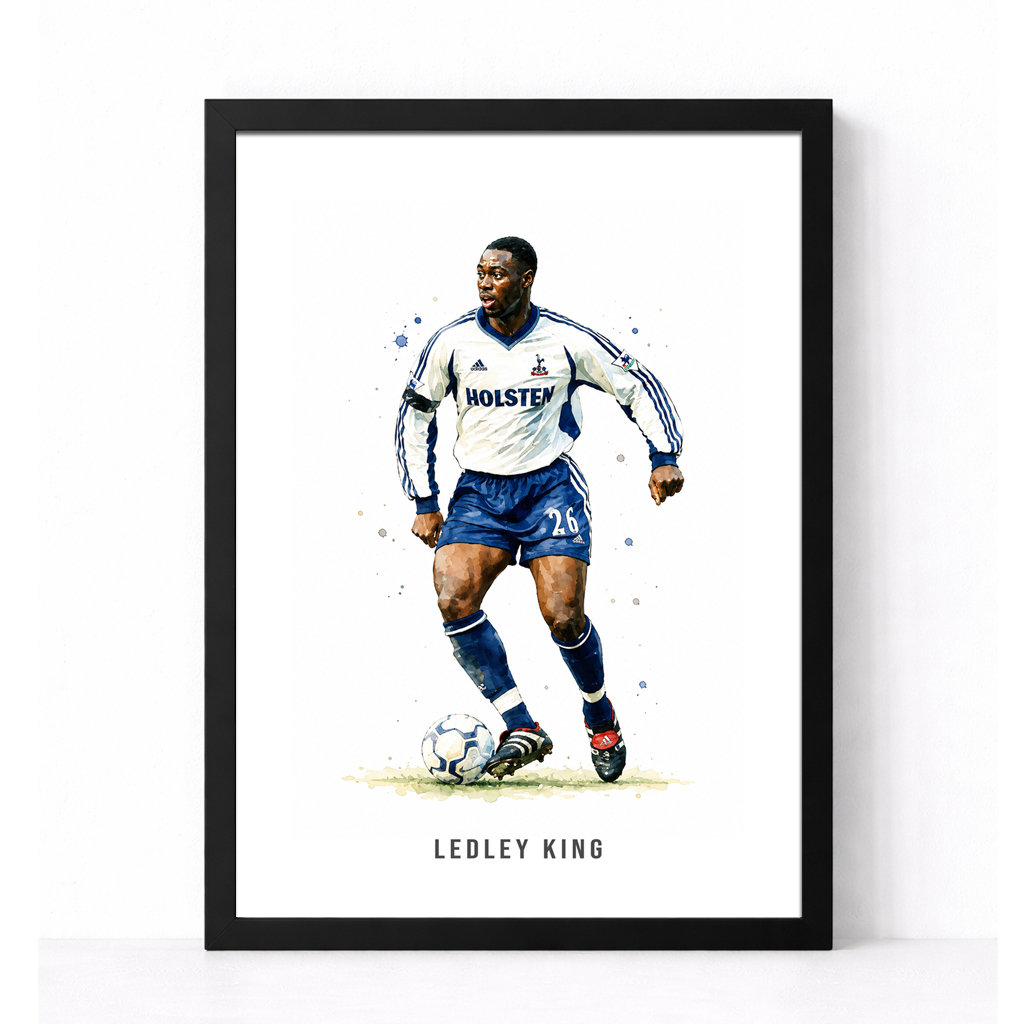 Tottenham | Ledley King Art Print