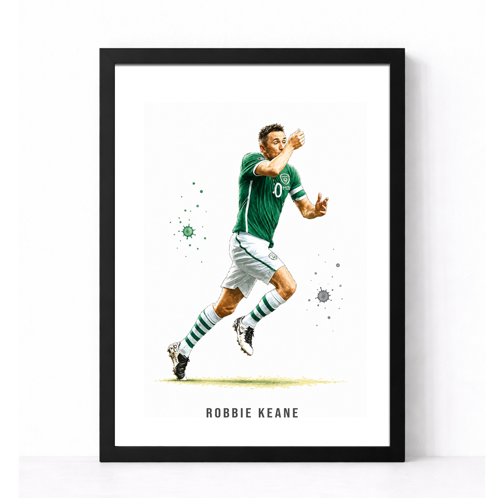 Ireland | Robbie Keane Art Print