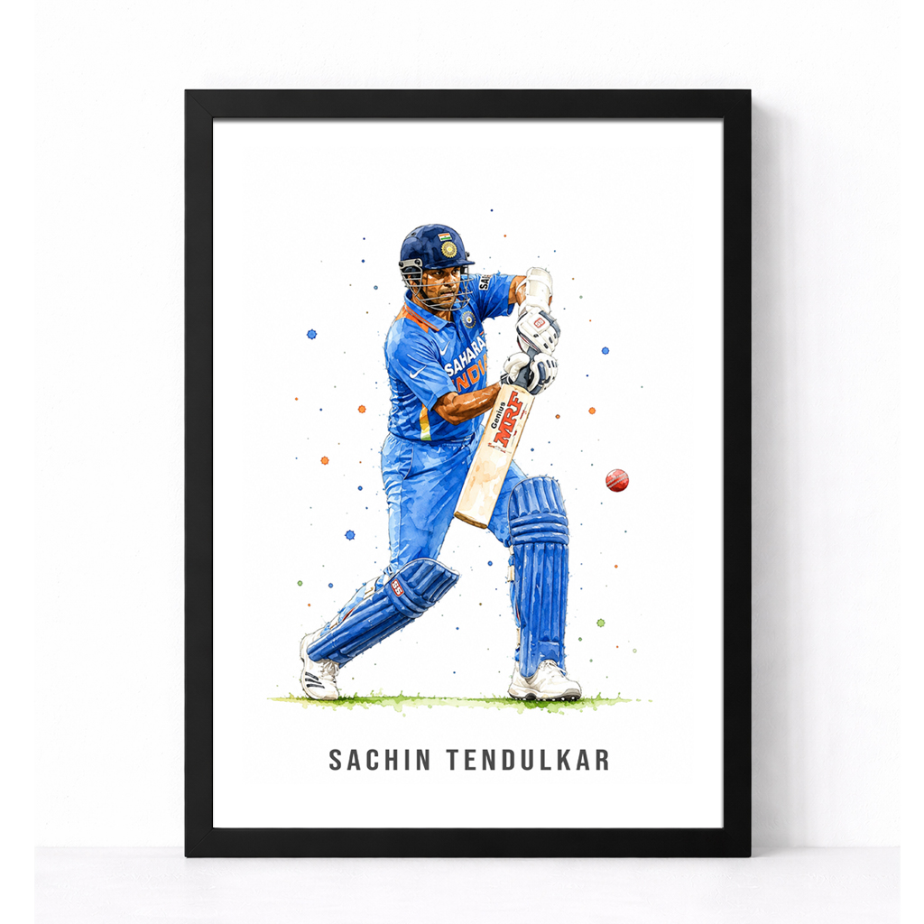 Cricket | Sachin Tendulkar Art Print
