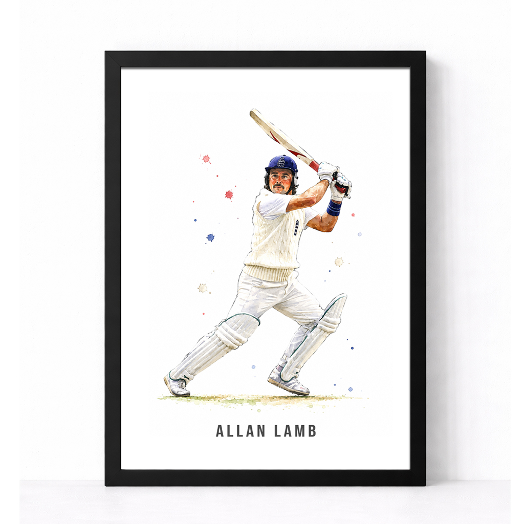 Cricket | Alan Lamb Art Print