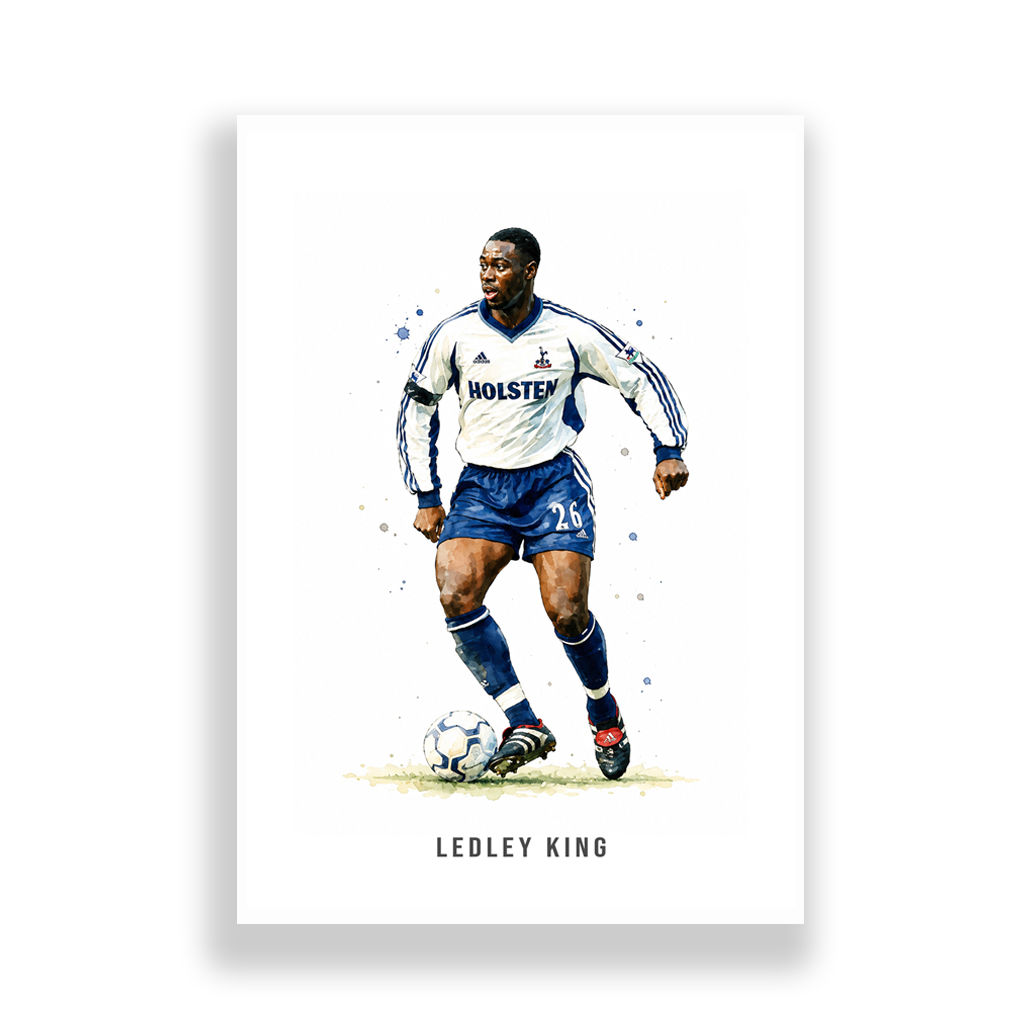 Tottenham | Ledley King Art Print - Image 2