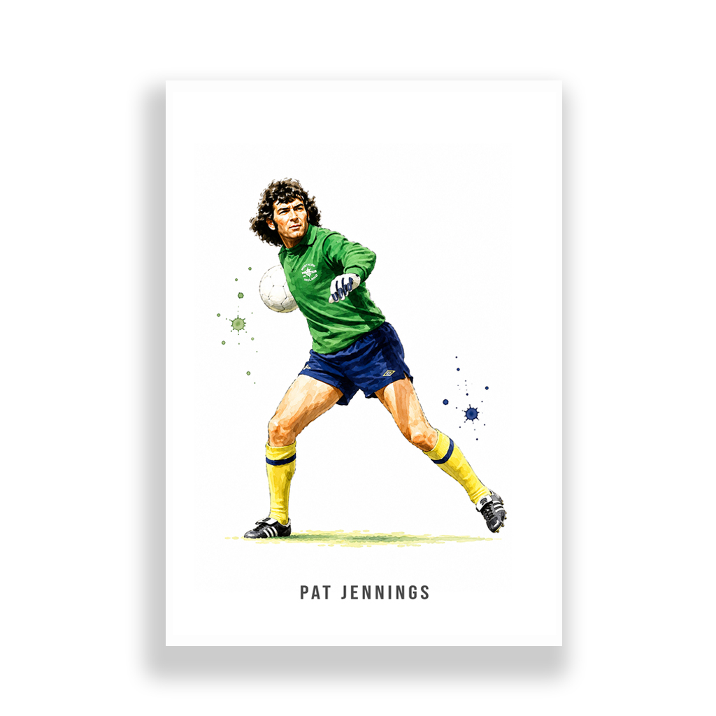 Arsenal | Pat Jennings Art Print - Image 2