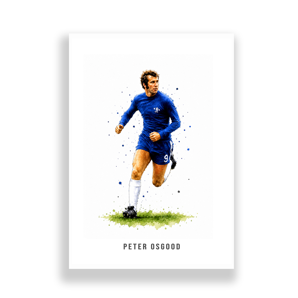 Chelsea | Peter Osgood Art Print - Image 2