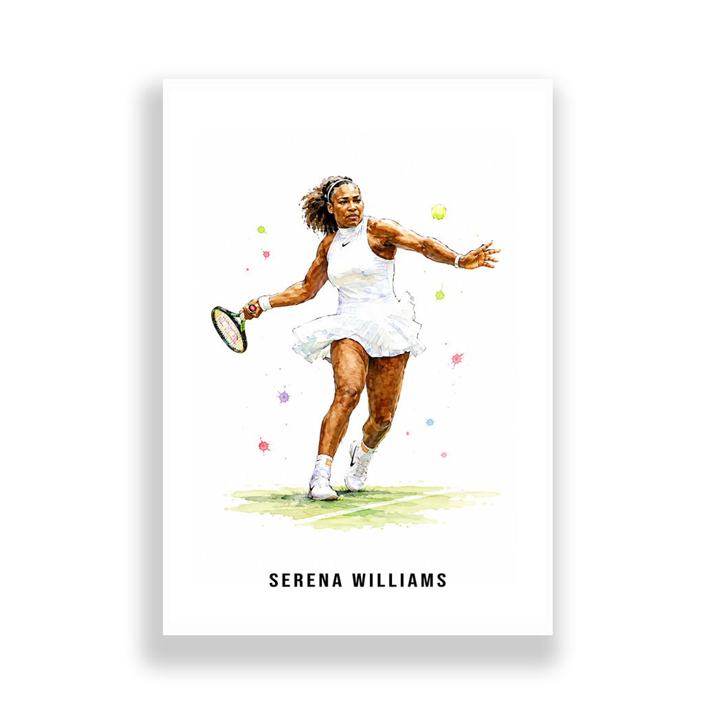 Tennis | Serena Williams Art Print - Image 2