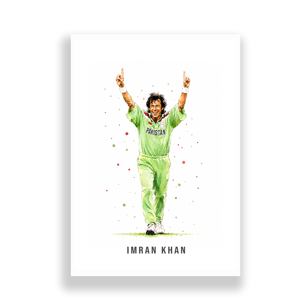 Cricket | Imran Art Print - Image 2