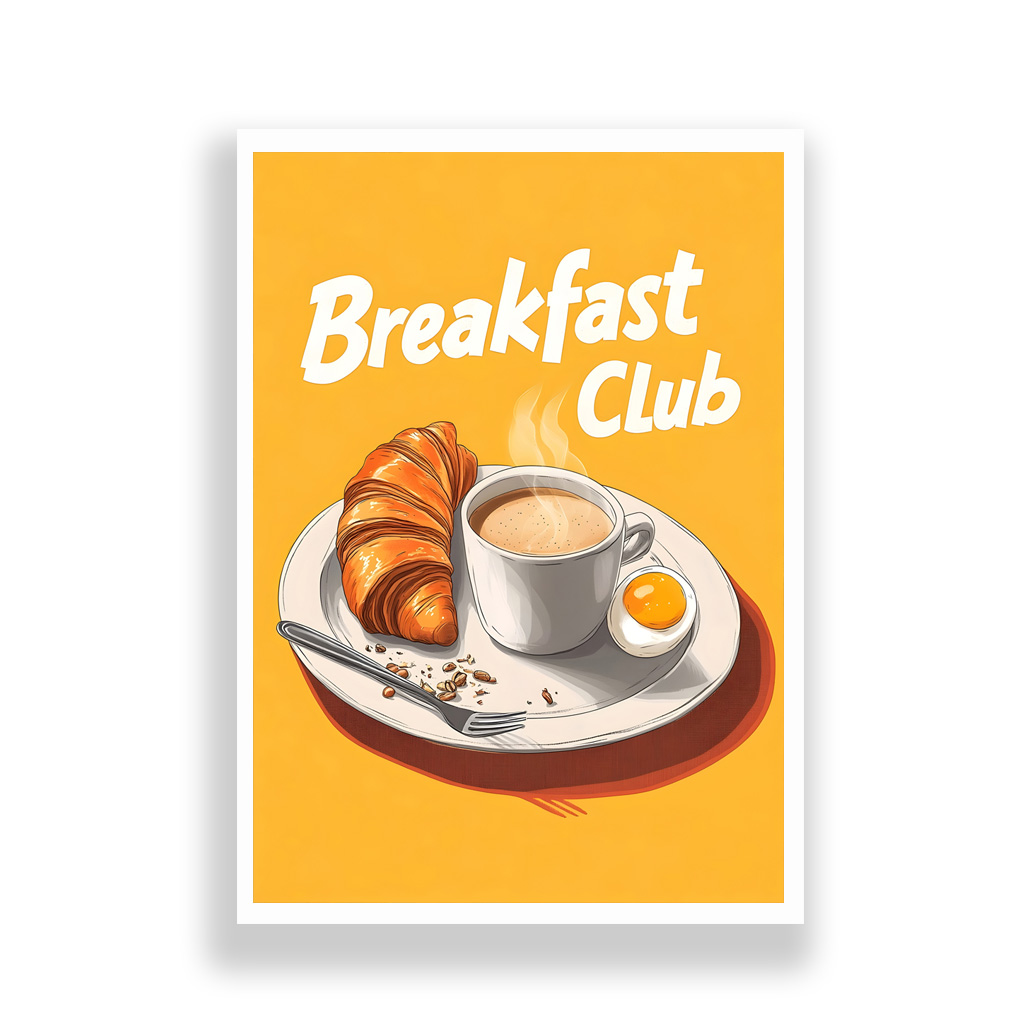 Kitchen Print | Breakfast Club Art - Image 2
