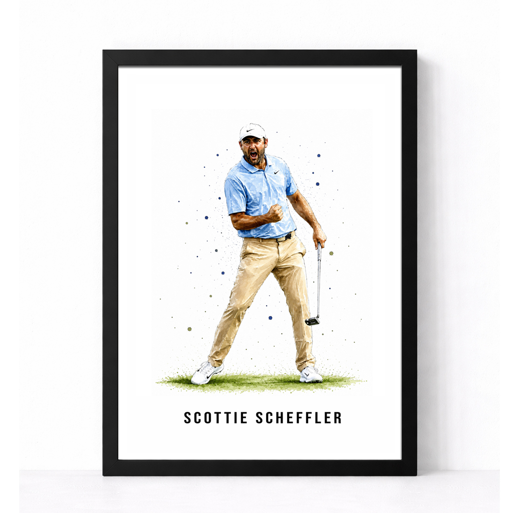 Golf Art | Scottie Scheffler