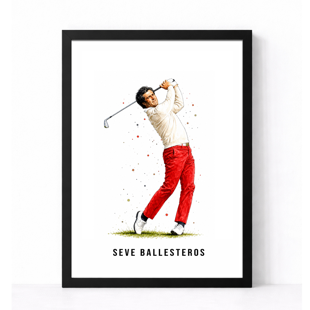 Golf Art | Seve Ballesteros