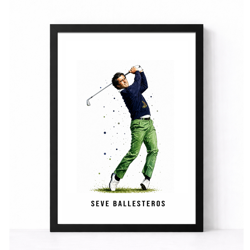 Golf Art | Seve Ballesteros
