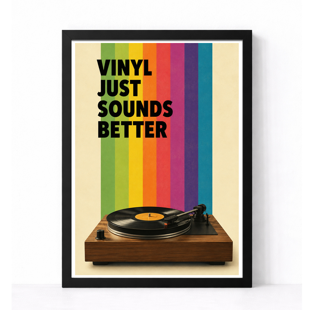Wall Art | Vinyl Just Sounds Better