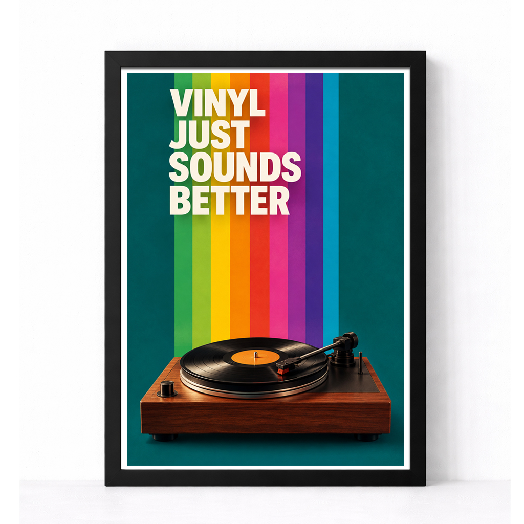 Wall Art | Vinyl Just Sounds Better