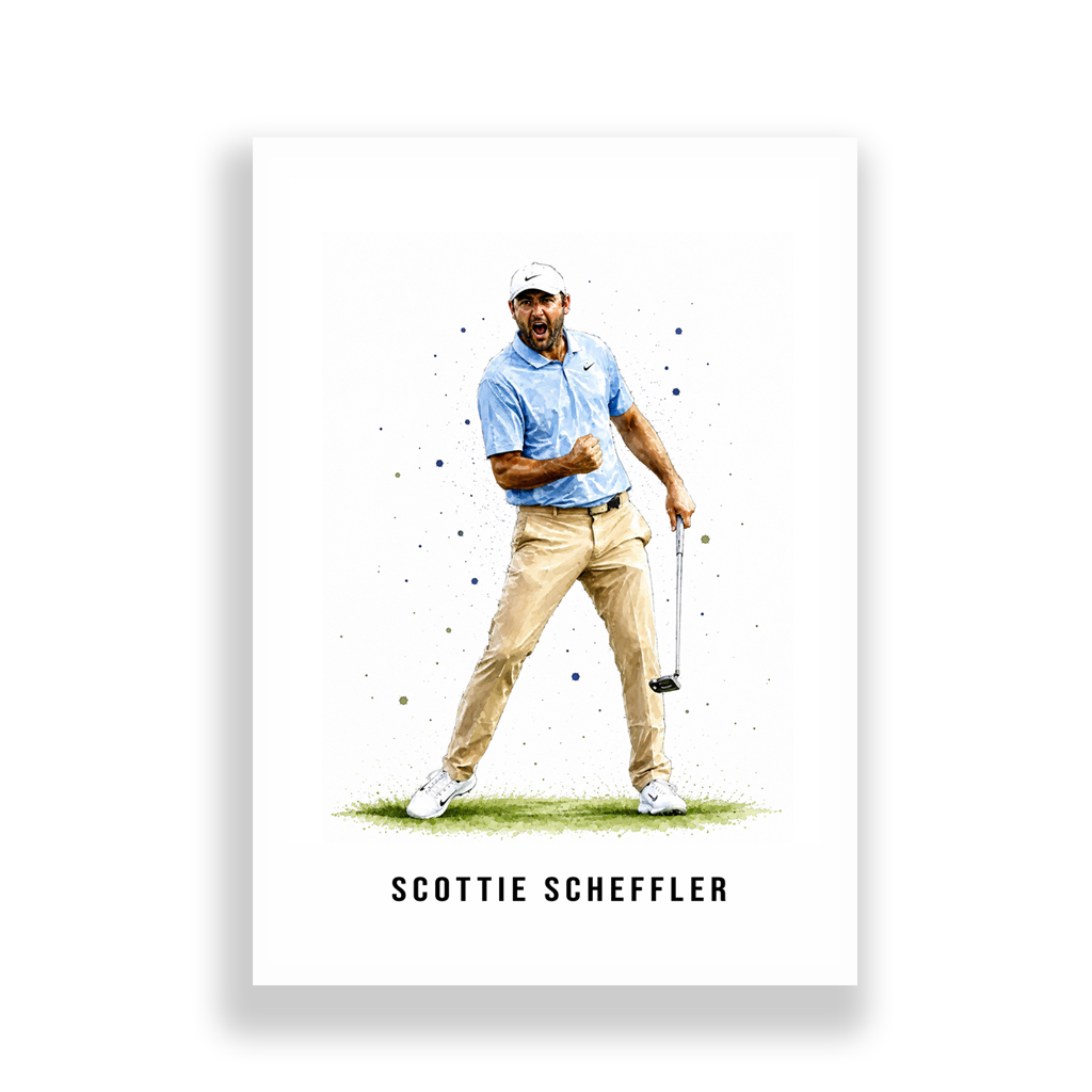 Golf Art | Scottie Scheffler - Image 2
