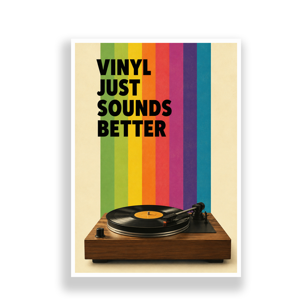 Wall Art | Vinyl Just Sounds Better - Image 2